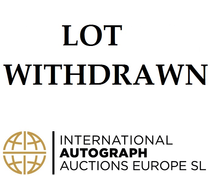 LOT WITHDRAWN: