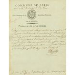 CHAUMETTE PIERRE: (1763-1794) French Prosecutor of the Parisian Commune and Spokesperson of the