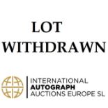 LOT WITHDRAWN: