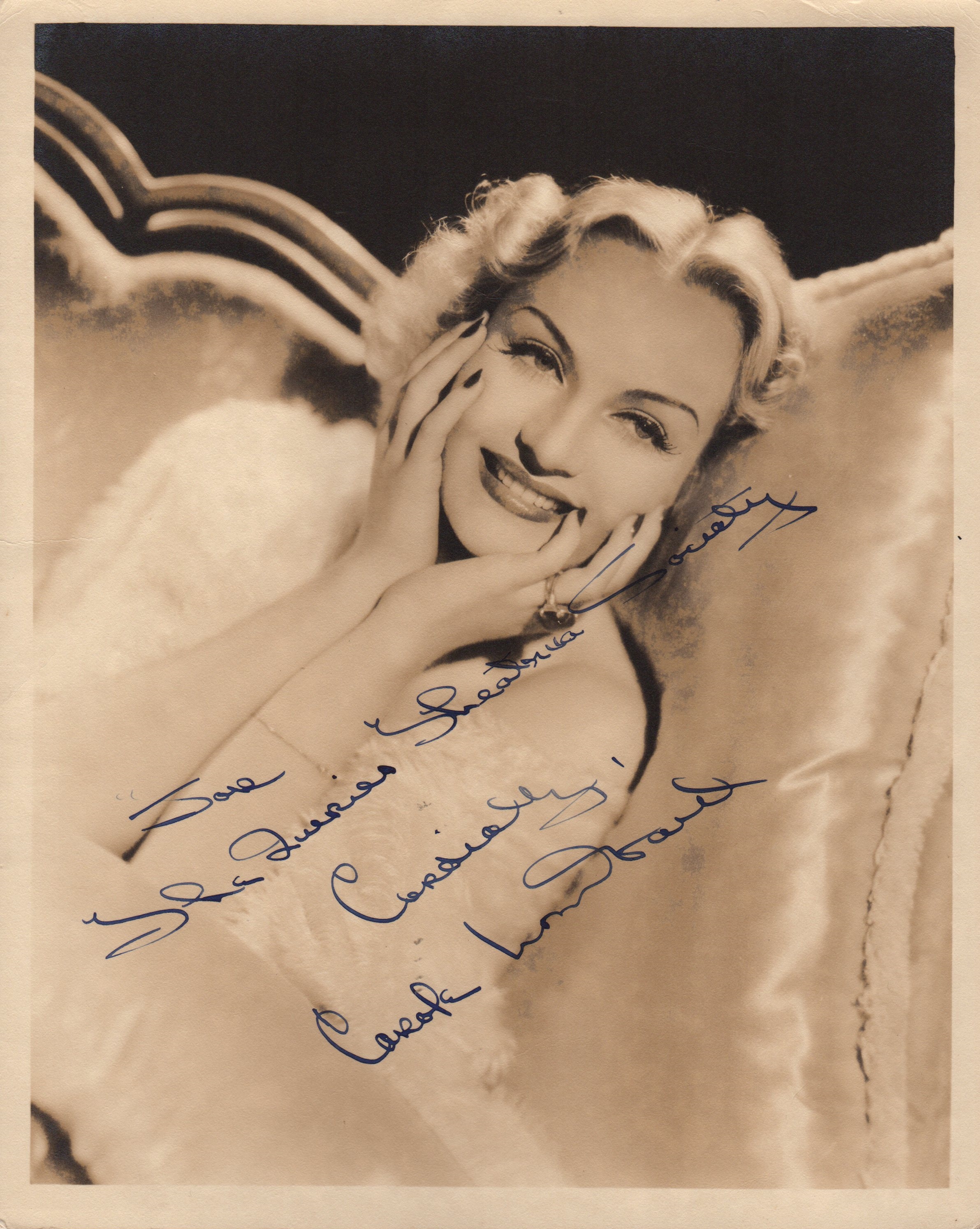 LOMBARD CAROLE: (1908-1942) American Actress.