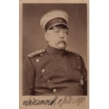 BISMARCK OTTO VON: (1815-1898) Prussian Statesman, Chancellor of the German Empire 1871-90.