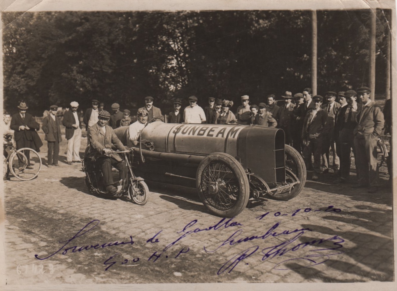 THOMAS RENE: (1886-1975) French Motor Racing Driver and Pioneer Aviator,