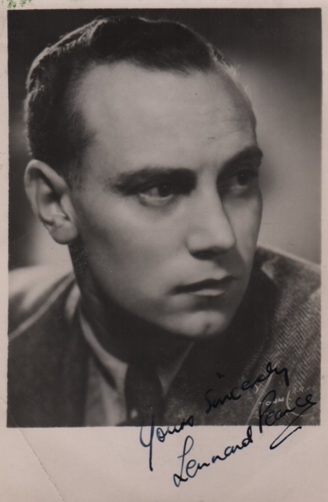 PEARCE LENNARD: (1915-1984) English Actor,