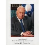 WORLD LEADERS: Small selection of signed postcard photographs, and slightly larger, cards etc.