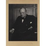 CHURCHILL WINSTON S.: (1874-1965) British Prime Minister 1940-45, 1951-55.