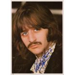 STARR RINGO: (1940- ) English Musician, Drummer with The Beatles. Signed colour 7.5 x 10.