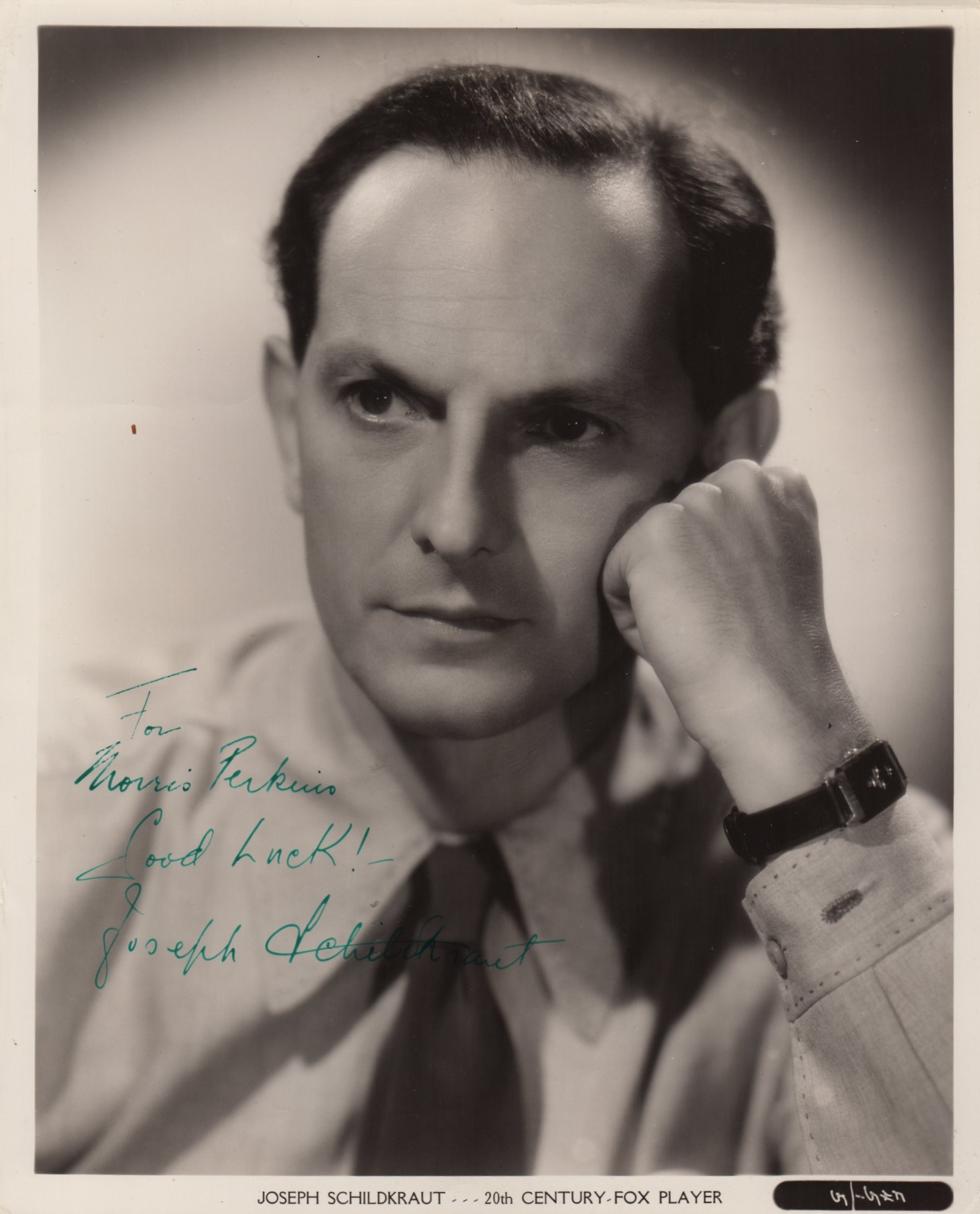 SCHILDKRAUT JOSEPH: (1896-1984) Austrian Actor, Academy Award winner.