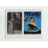 [TITANIC]: Signed vintage postcard by three survivors from the Titanic disaster, 14th April 1912,