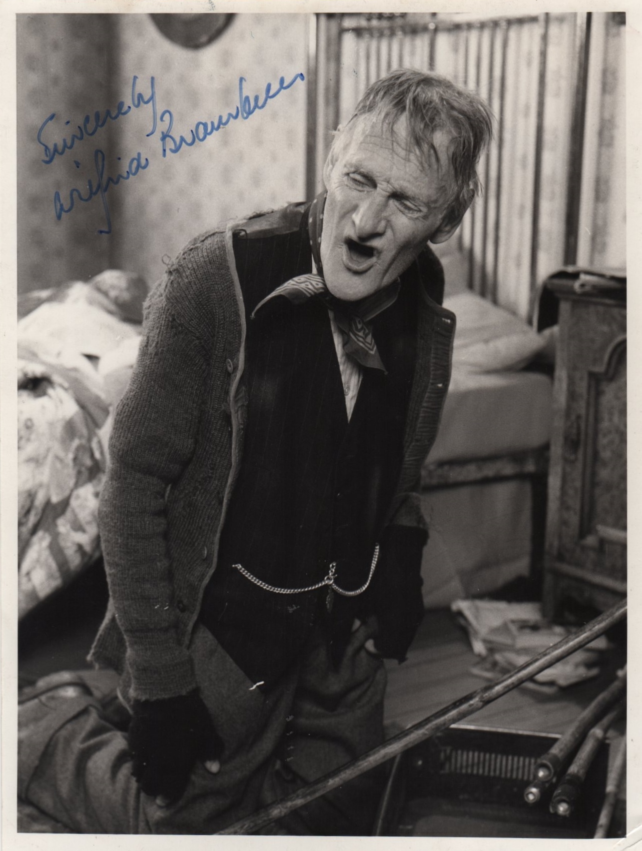 STEPTOE AND SON: Wilfrid Brambell (1912-1985) Irish Actor,