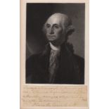 WASHINGTON GEORGE: (1732-1799) American President 1789-97.