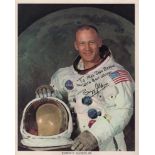 ALDRIN BUZZ: (1930- ) American Astronaut, Lunar Module Pilot of Apollo XI (1969).