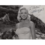 DORS DIANA: (1931-1984) English Actress and Sex Symbol. A good vintage signed and inscribed 9.