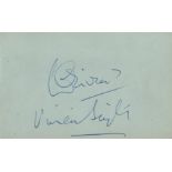 AUTOGRAPH ALBUM: An autograph album containing over 50 signatures by various film stars and