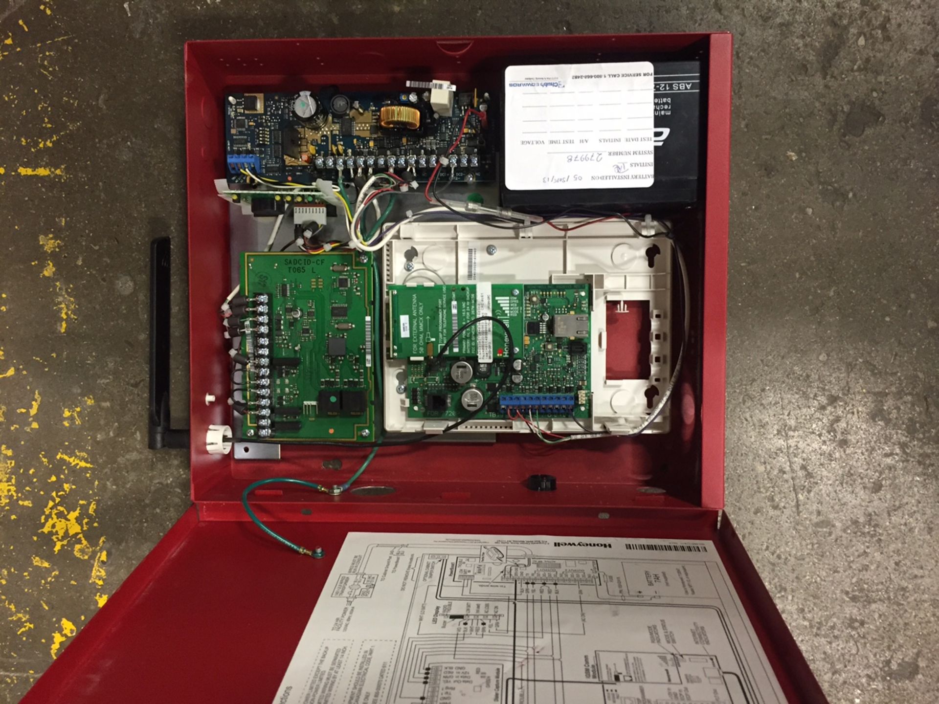 Honeywell Fire Alarm Control Panels + Comunicators (skid). IF REQUIRED wrapping add $10.00 per skid - Image 3 of 5