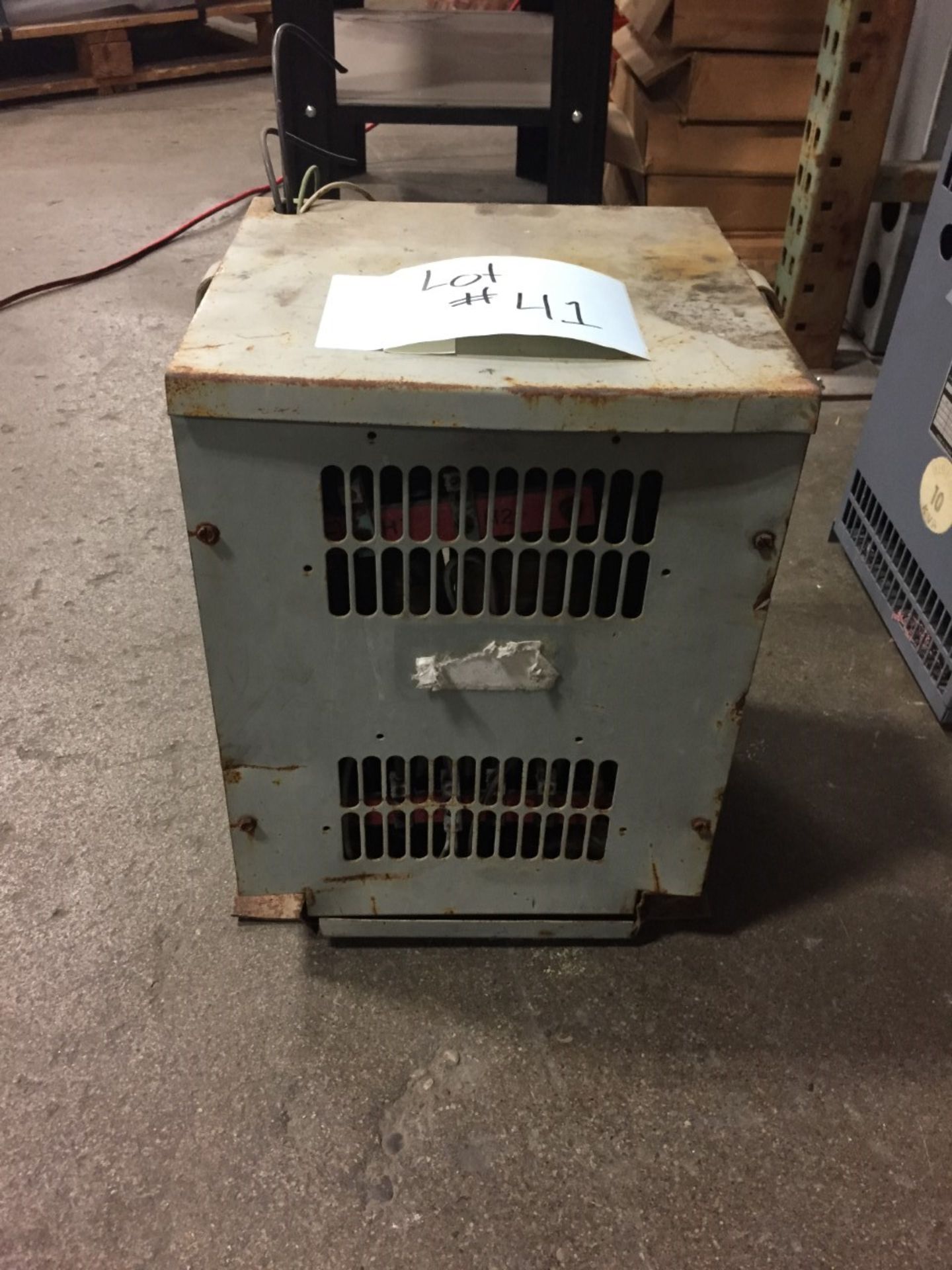 Transformer - Hammond - 7.5 KVA - 600-120/240 used dry type Cat# FW9P. IF REQUIRED wrapping add $