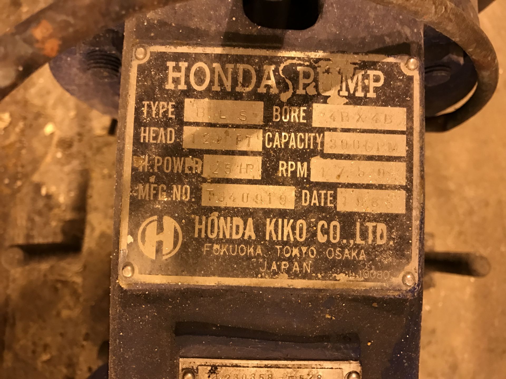 30 HP Honda pump - Image 3 of 3