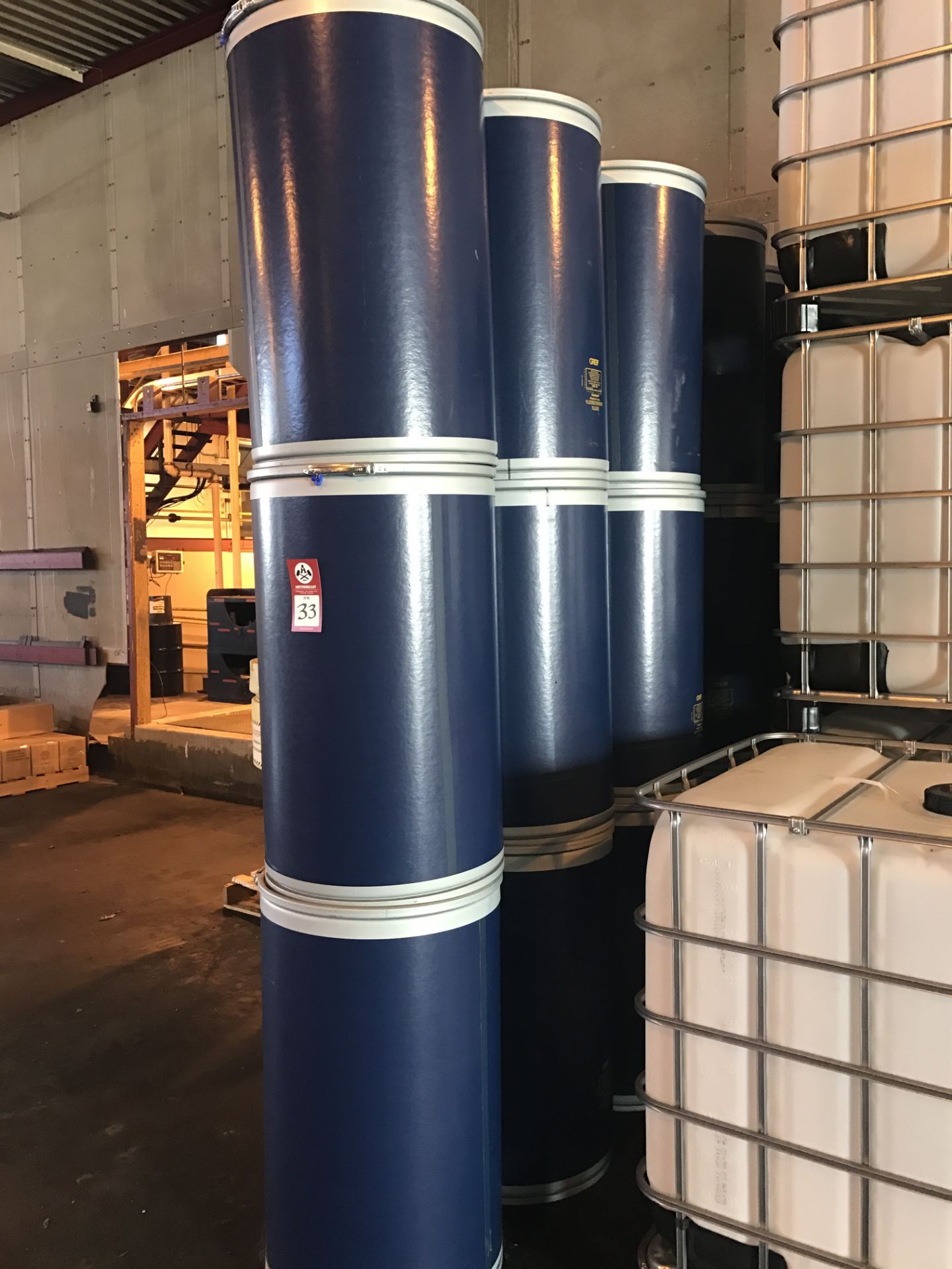 Lot of 24 Fiber Drums, Greif Liquids Type 24, 600 lbs. capacity, lot of twenty-four (24), Brand New