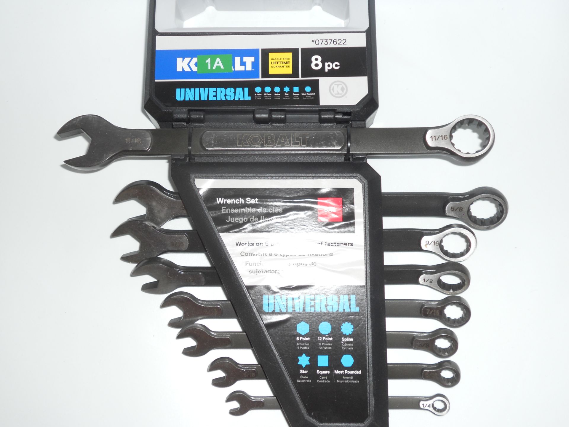 Kobalt 8-piece Combo wrench set