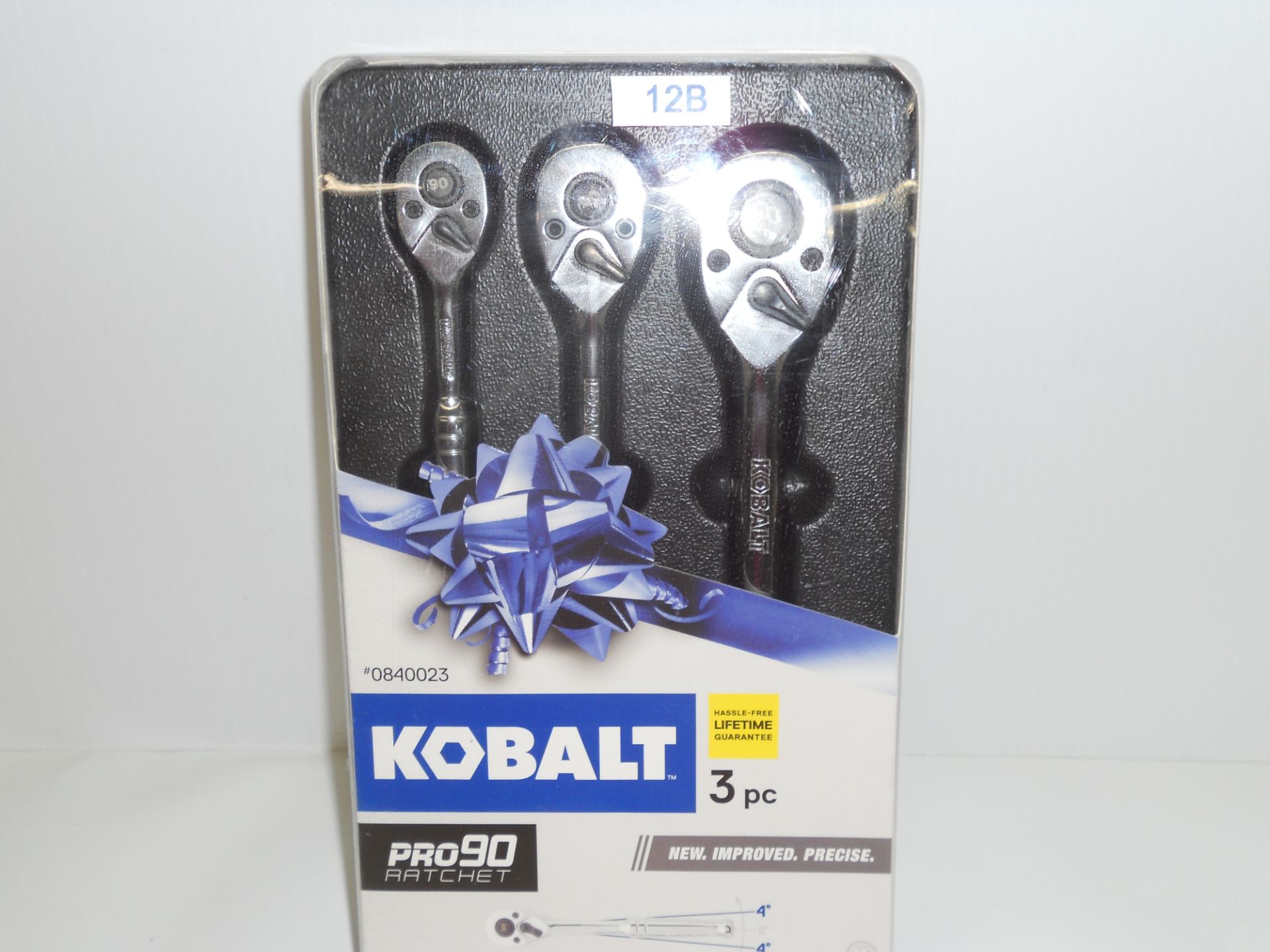 Kobalt 3-piece ratchet set 1/4”, 3/8”, & 1/2”