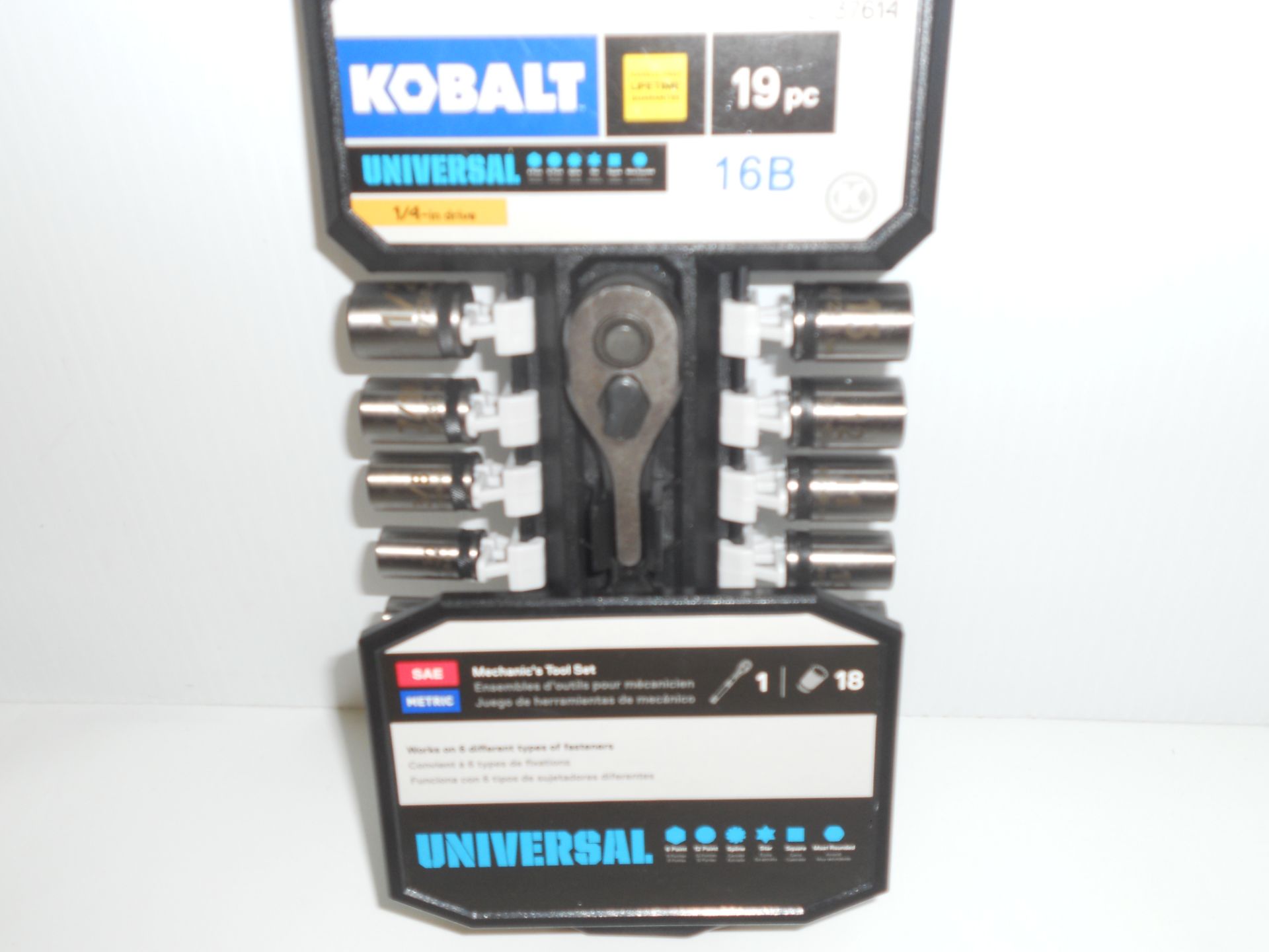 Kobalt 1/4” SAE/Metric socket set