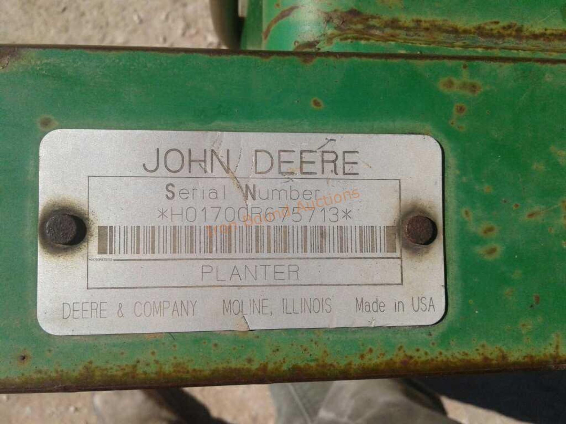 John Deere Max Emerge Plus Vacumeter 1700 Planter - Image 2 of 11