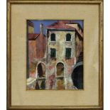 Venezia, olio su tavola, cm. 23x26 Petrella da Bologn primi '900