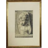 Studio delle opere classiche, Giovanni Di Lucia 1933, pastello grigio su cartoncino, 47 x 31,5 cm
