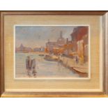 Venezia, olio su faesite cm. 23x17 anonimo del '900