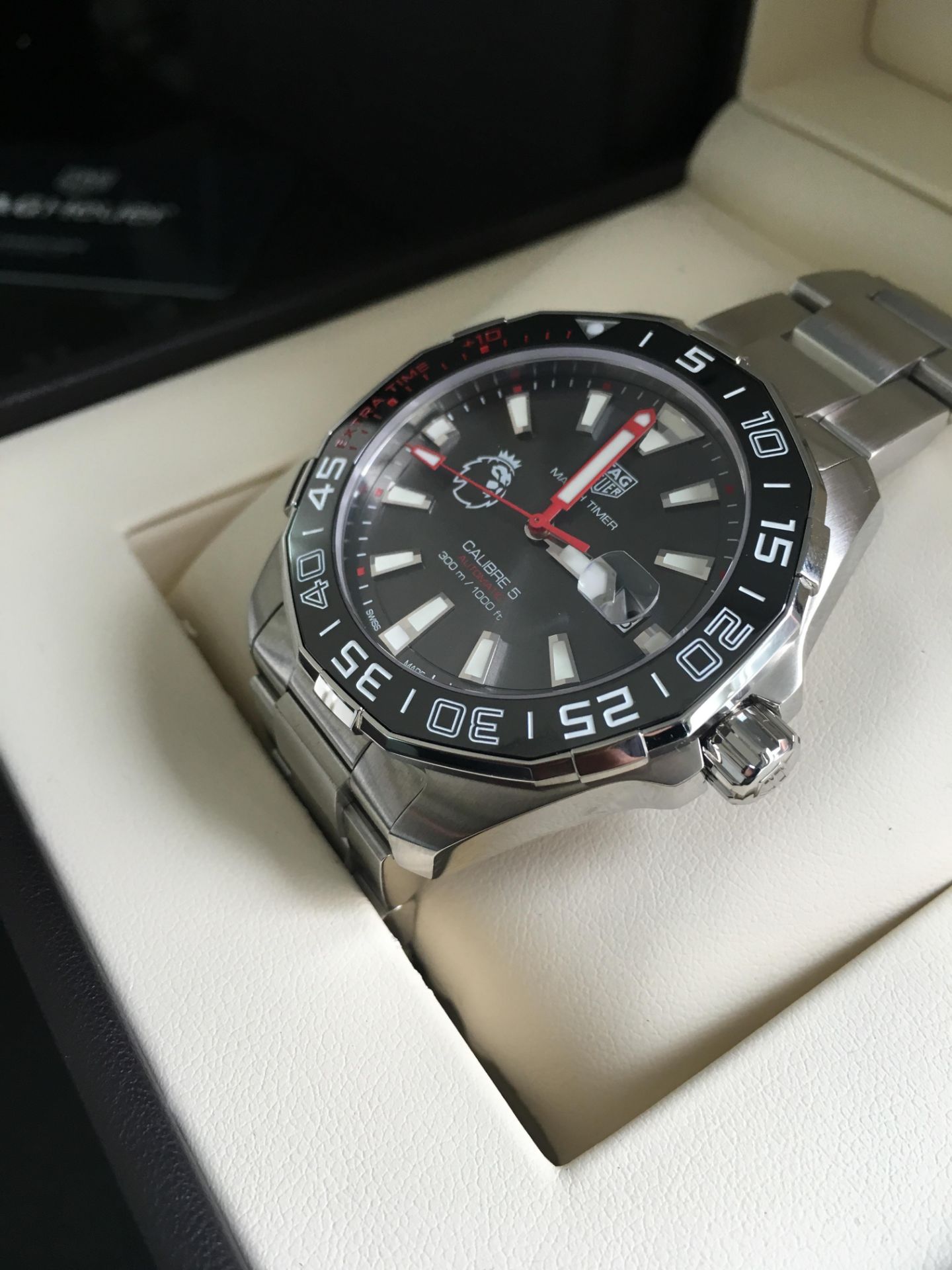 Tag Heuer Gents 43mm Aquaracer Special Edition Premier League Automatic Watch - Bild 3 aus 11