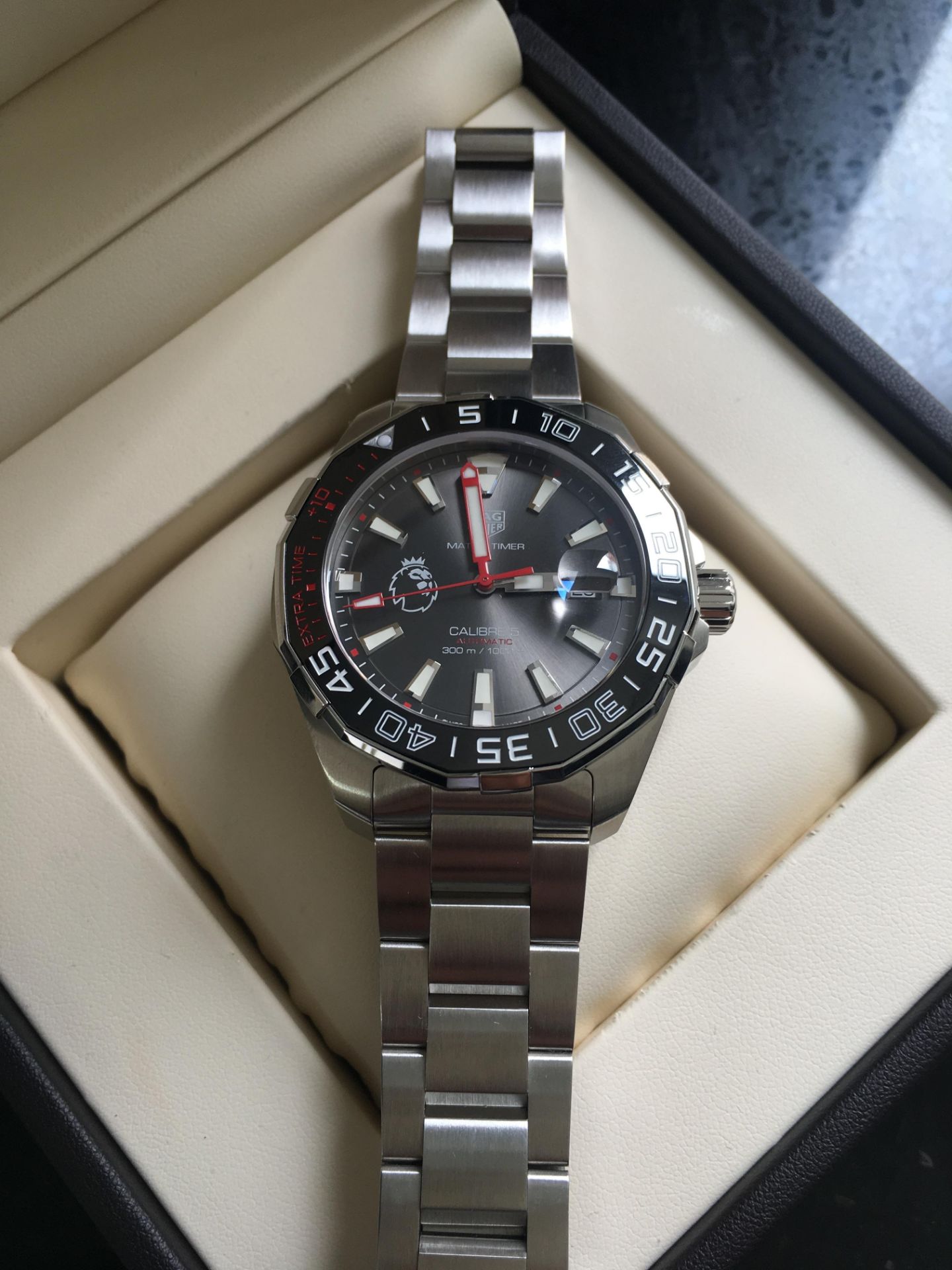 Tag Heuer Gents 43mm Aquaracer Special Edition Premier League Automatic Watch - Bild 11 aus 11