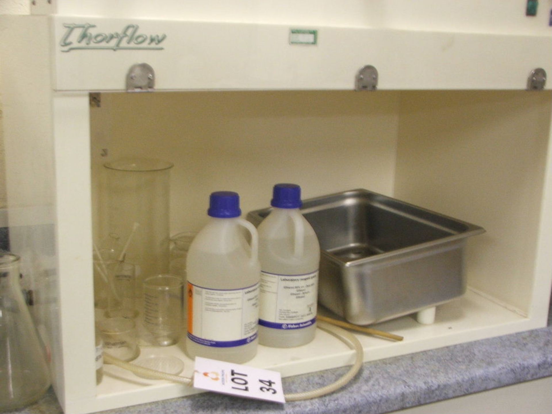 THORFLOW BENCH FUME CABINET & CONTENTS