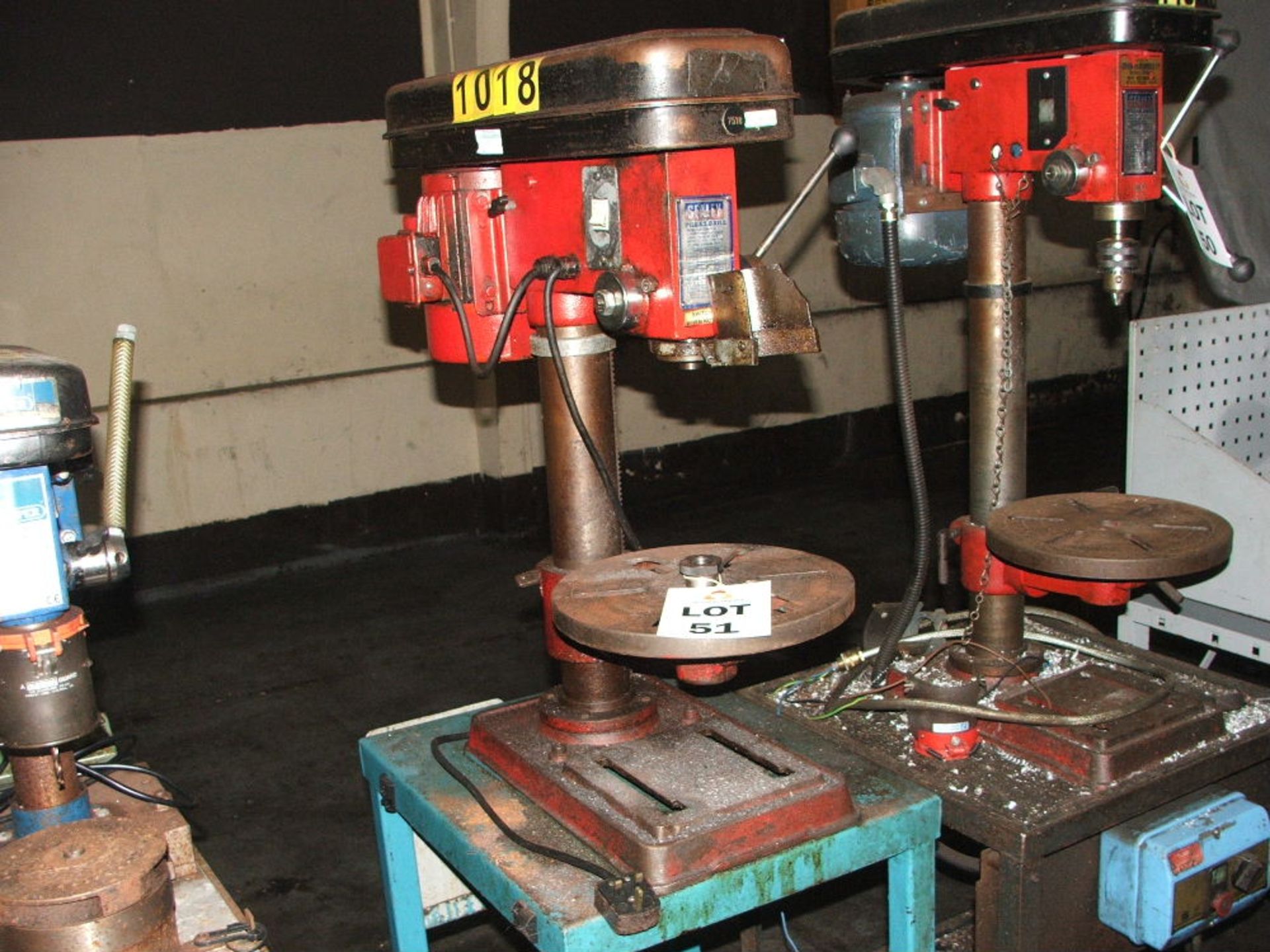 SEALEY 3PH BENCH DRILL ON STAND