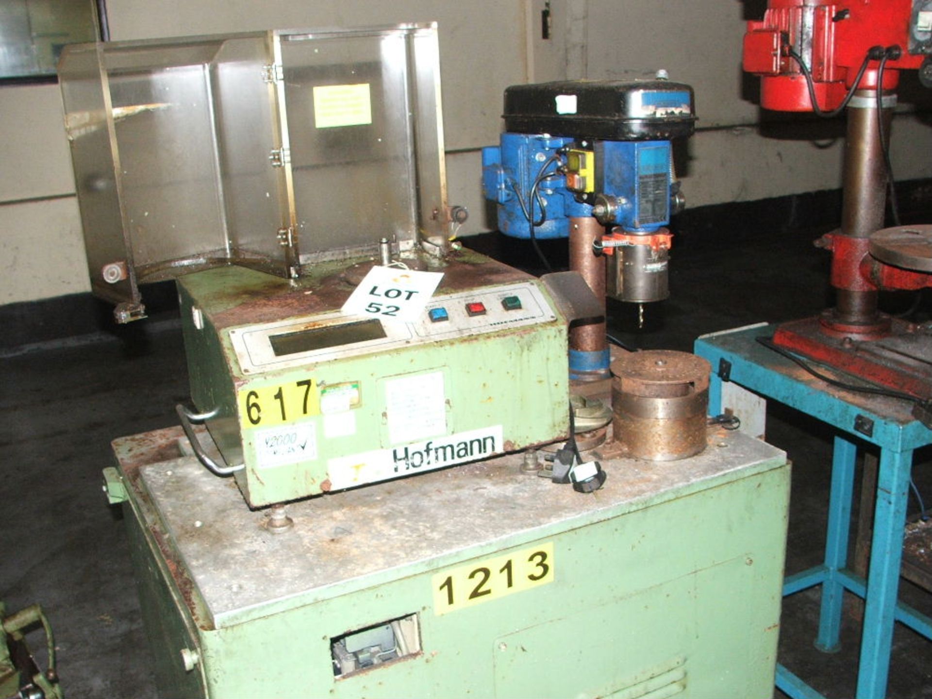 HOFFMANN BALANCING MACHINE & DRAPER GD 13/5B 240V DRILL ON BENCH