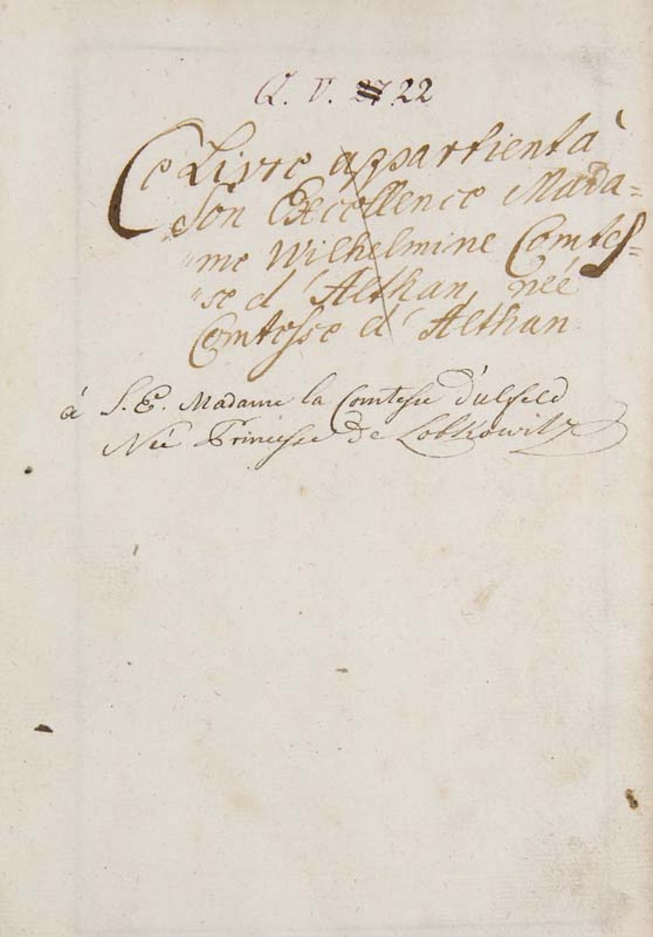 Handschriftliche Gebetsammlung aus dem Besitz von Maria Wilhelmine, Gräfin von Althann (1703-1754)
