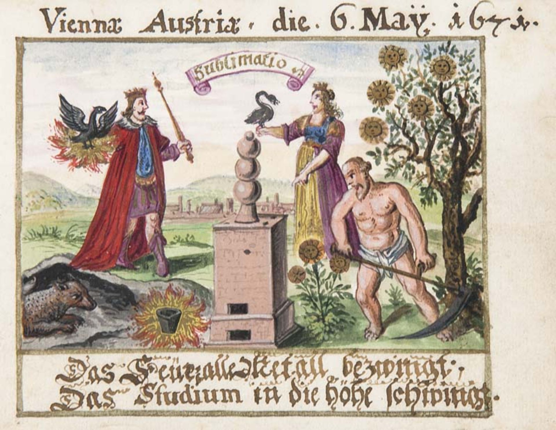 Liber amicorum - - Freundschaftsablbum des Mediziners Johannes Boehm aus Morunga-Borussus (d.i. - Image 2 of 3