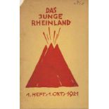 Avantgarde - - Das Junge Rheinland. 1. Heft (1. Okt. 1921) u. 3. Heft (1. Dez. 1921).