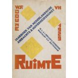 Avantgarde De Stijl - - Gouwe, W. E. Ruimte. Jaarboek van nederlandsche Ambachts- & Nijverheidskunst