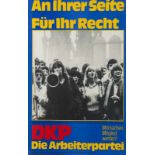 Plakate - - Sammlung von ca. 133 Plakaten zur DKP, Bundesrepublik. 1970er/80er Jahre.