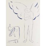Chagall, Marc - - Éluard, Paul. Le dur Désir de Durer avec 25 dessins originaux et un frontispiece