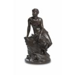 Skulpturen - - Bäumer, Theodor Heinrich. (1836 Warendorf - 1898 Dresden). Pandora als weiblicher