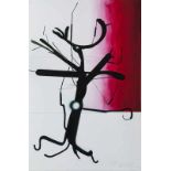 Oehlen, Albert. (1954 Krefeld). Baum. 2014. Ditone Print auf festem Papier. 86 x 60 cm (90 x 60 cm).