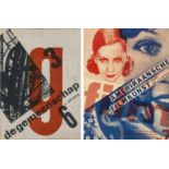 Avantgarde Neue Typographie - - Drei Werke zur Neuen Typographie. Um 1930. 2 unter Glas gerahmt. Die