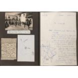 1. Weltkrieg - - Tagebuch/ Typoskript des Kompanieführers Carl Arnold aus Düsseldorf Obercassel, mit