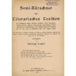 Antisemitismus - - Stauff, Philipp (Hg.). Semi-Kürschner oder literarisches Lexikon der