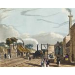 Eisenbahn - - Bury, Thomas Talbot. Six coloured views on the Liverpool and Manchester Railway,