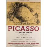 Picasso, Pablo. (1881 Malaga - 1973 Mougins). Picasso und unsere Zeit (Picasso et notre temps).