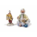 Porzellan - - Meissen. Zwei orientalisierende Figuren. Schachfigur 'Türke' als Bauer aus dem