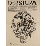 Oskar Kokoschka - - Der Sturm. 7. Jg. (1916), H. 7, 8, 9. Monatsschrift für Kultur und die Künste.