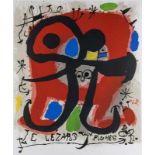 Miró, Joan. (1893 Montroig - 1983 Mallorca). Le lézard aux plumes d´or (Die Eidechse mit den