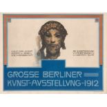 Plakate - - Looschen, Hans. (1859 Berlin - 1923). Große Berliner Kunst-Ausstellung 1912. 1912.